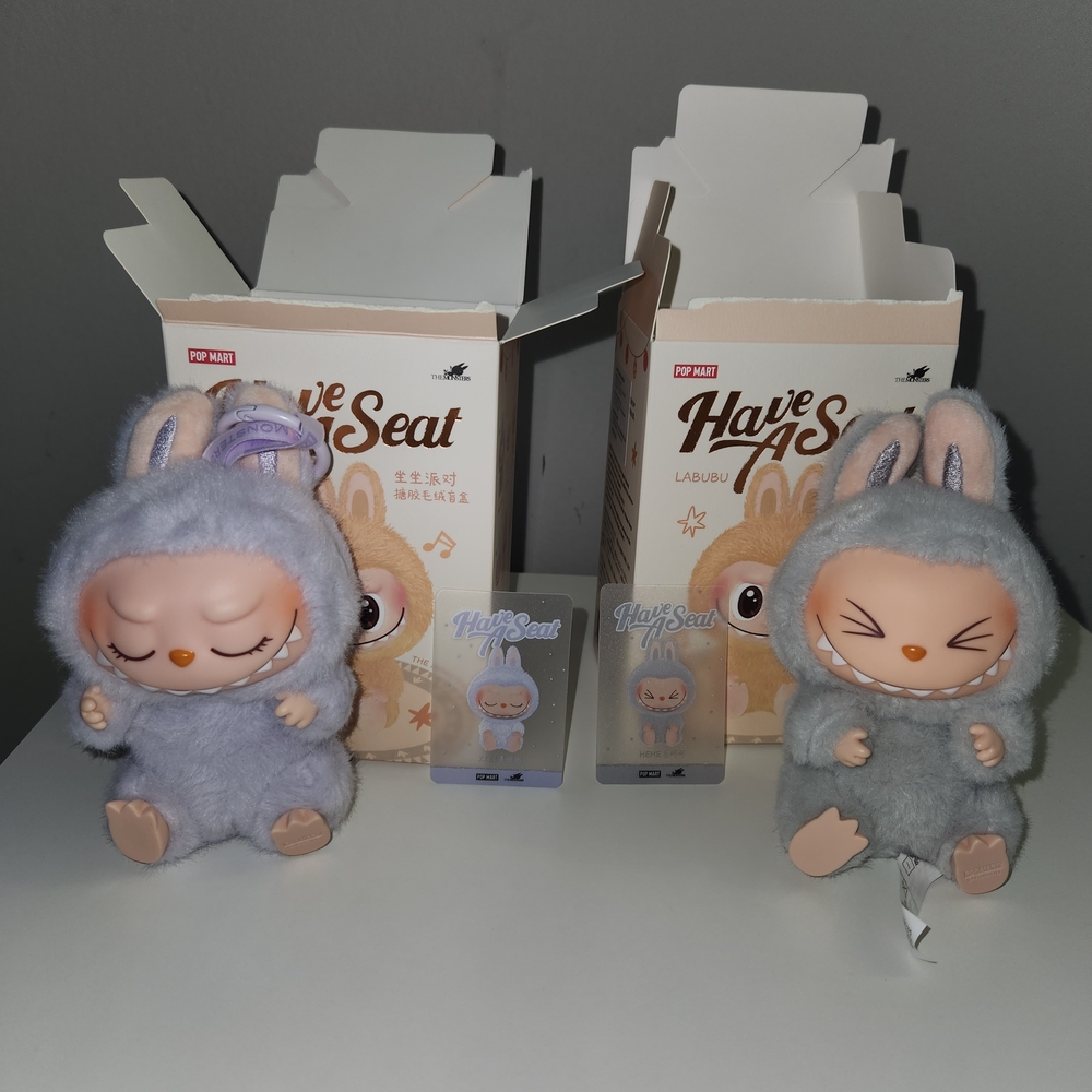 Labubu Have A Seat Bundle ZiZi and HeHe ****Authentic****